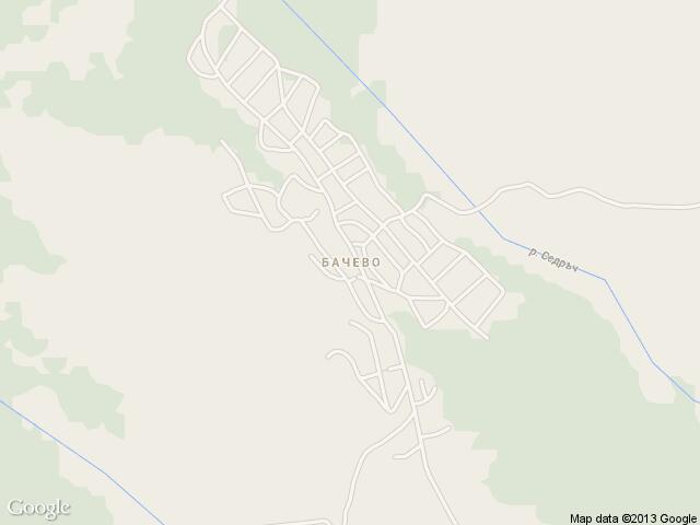 Карта на Бачево