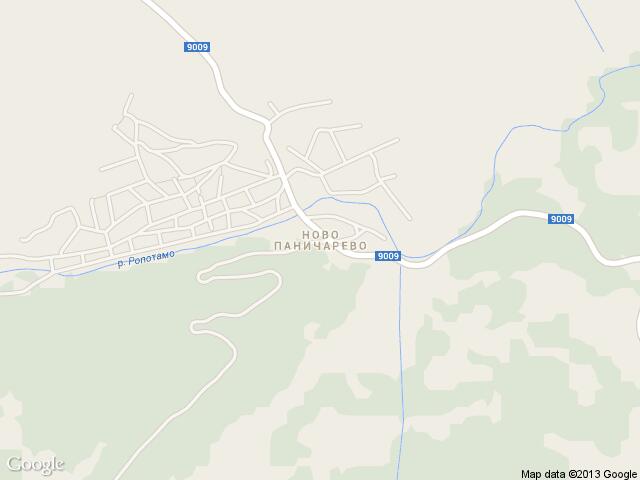 Карта на Ново Паничарево