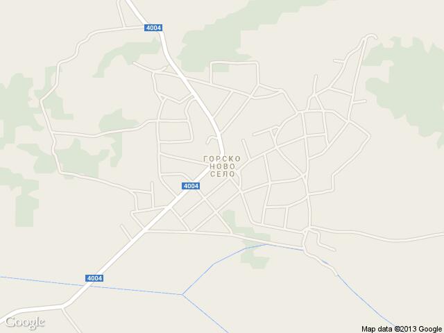 Карта на Горско ново село