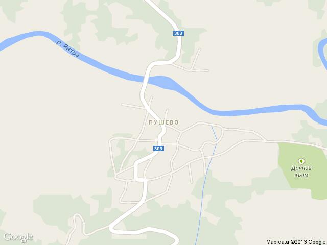 Карта на Пушево