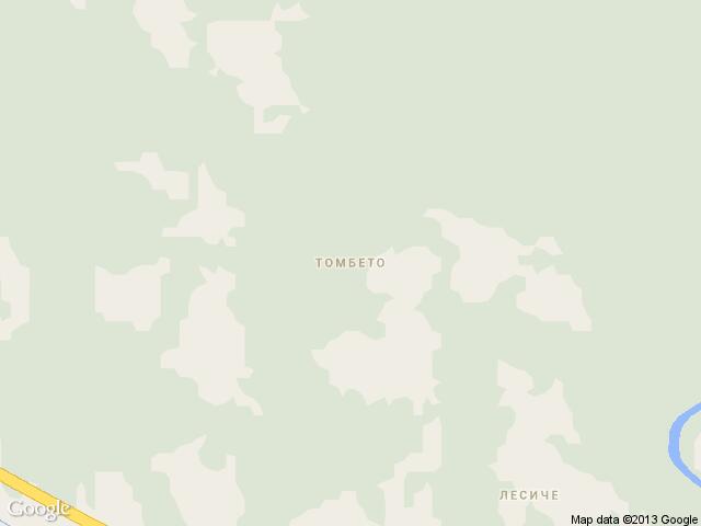 Карта на Томбето