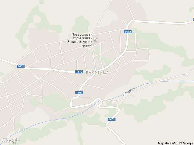 Карта на Раковица
