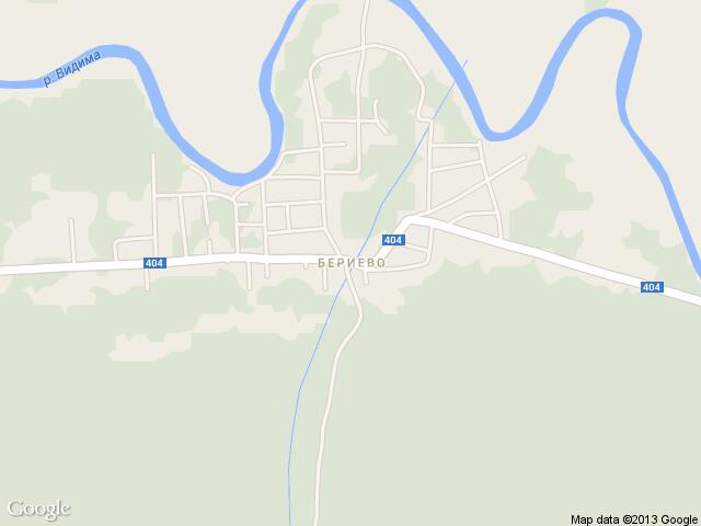 Карта на Бериево