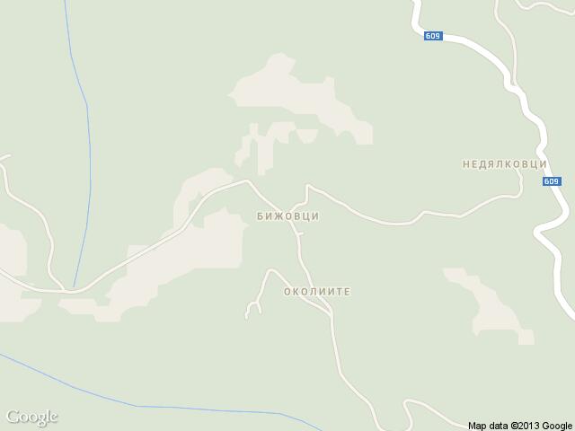 Карта на Бижовци
