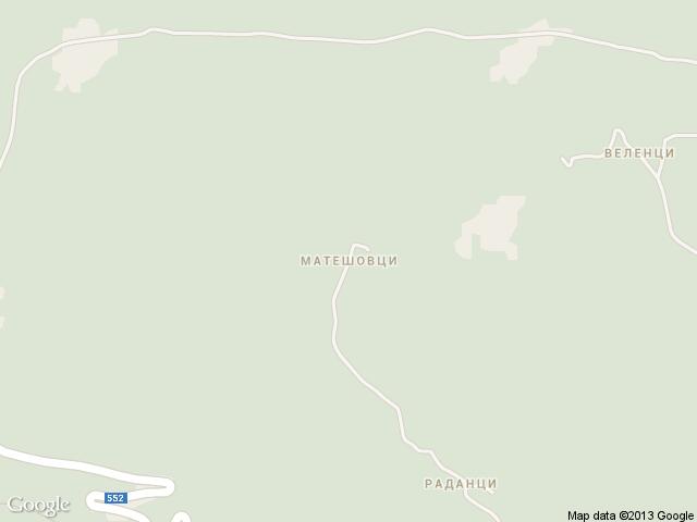 Карта на Матешовци