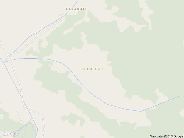 Карта на Боровско