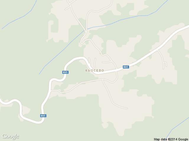 Карта на Кьосево
