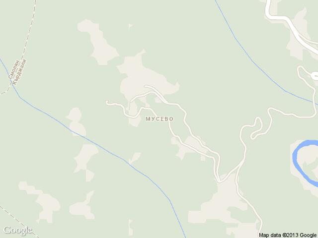 Карта на Мусево