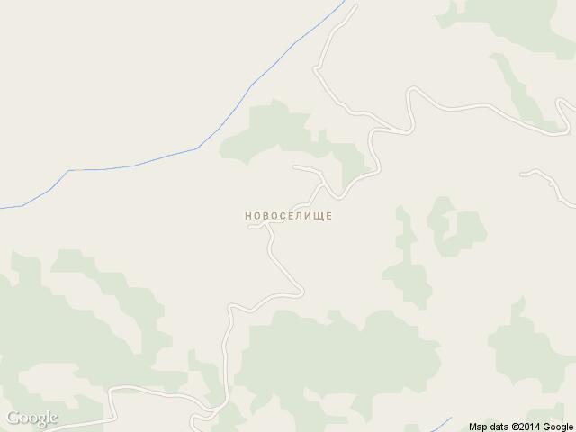 Карта на Новоселище