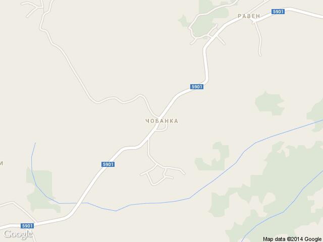 Карта на Чобанка