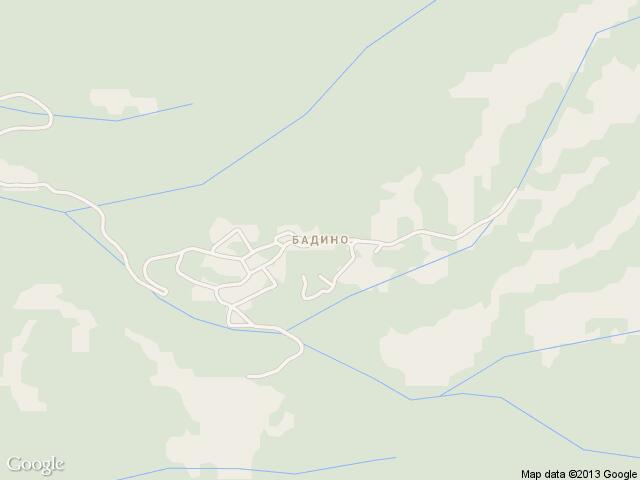 Карта на Бадино