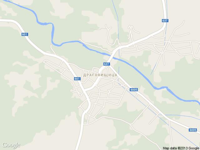 Карта на Драговищица