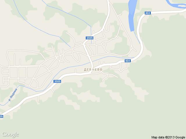 Карта на Дебнево