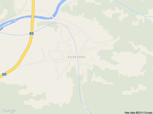 Карта на Казачево