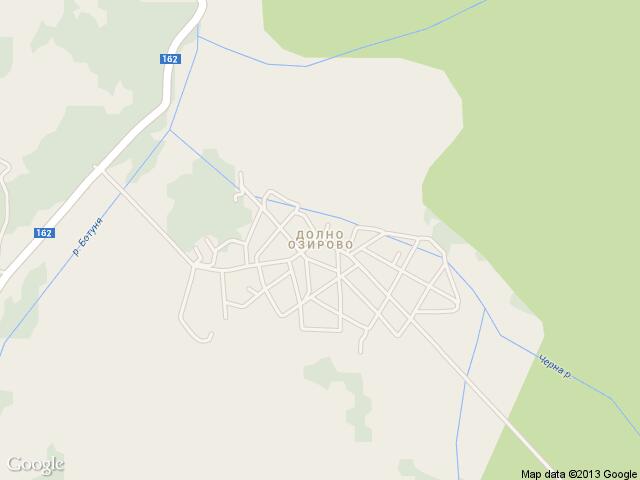 Карта на Долно Озирово