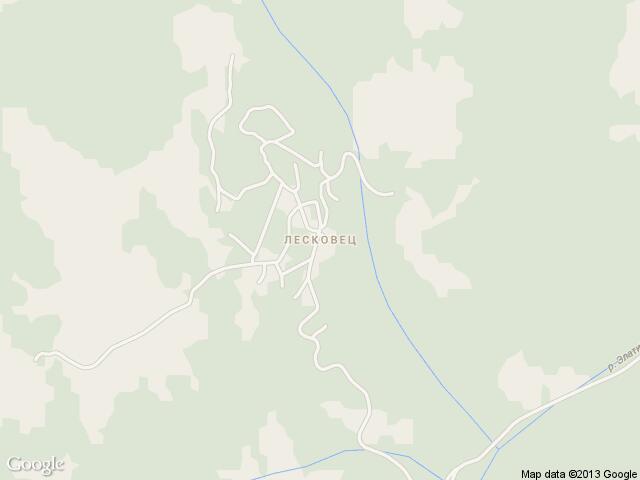 Карта на Лесковец