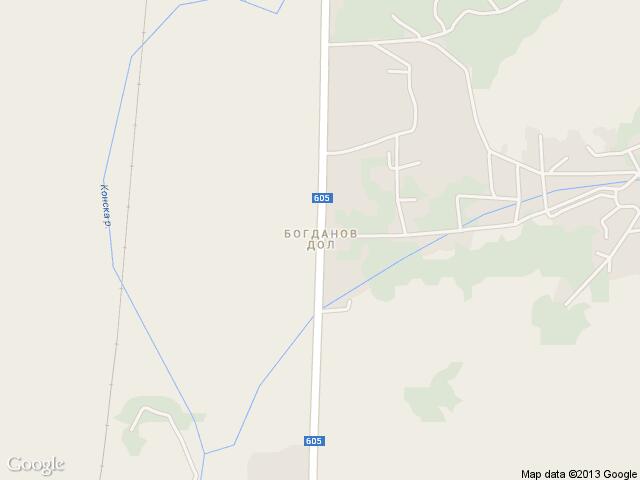 Карта на Богданов дол