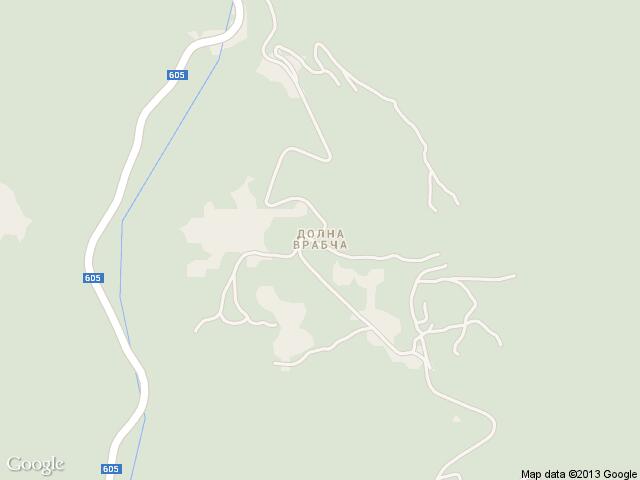 Карта на Долна Врабча