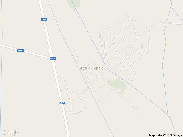 Карта на Черничево