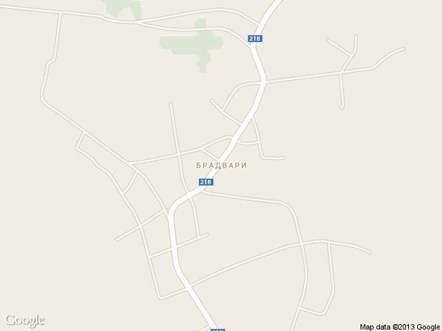 Карта на Брадвари