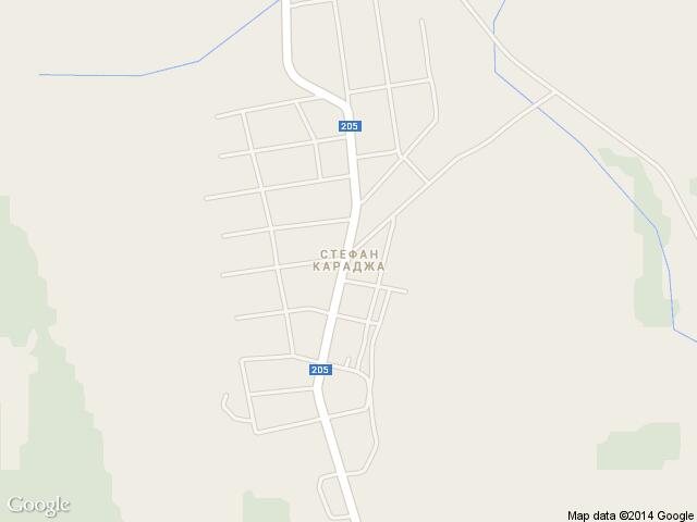 Карта на Стефан Караджа