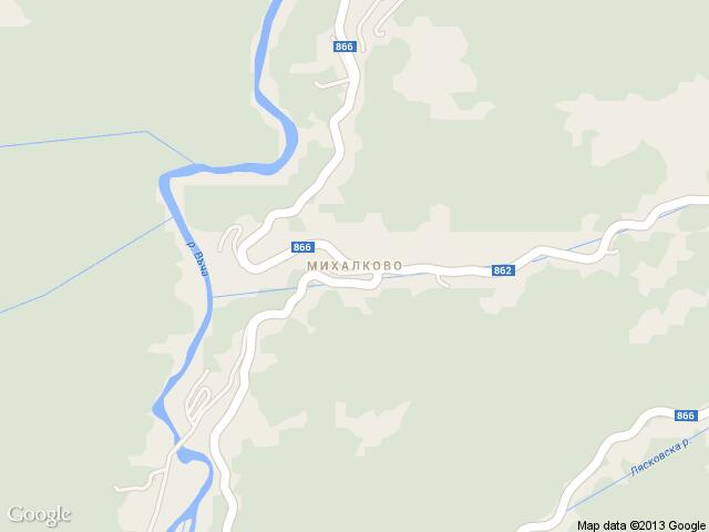 Карта на Михалково