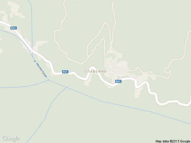 Карта на Славейно