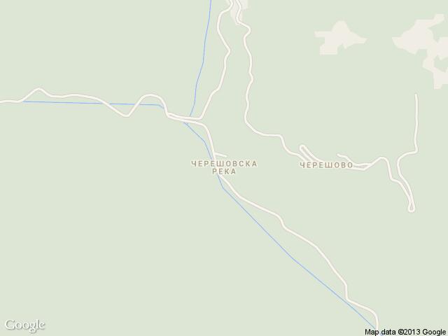 Карта на Черешовска река