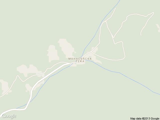 Карта на Манаселска река