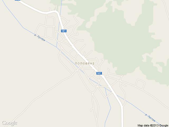 Карта на Поповяне