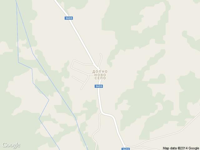 Карта на Долно ново село