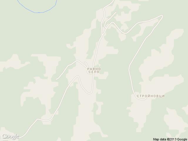 Карта на Равно село