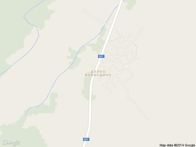 Карта на Долно Войводино