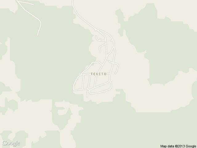 Карта на Текето