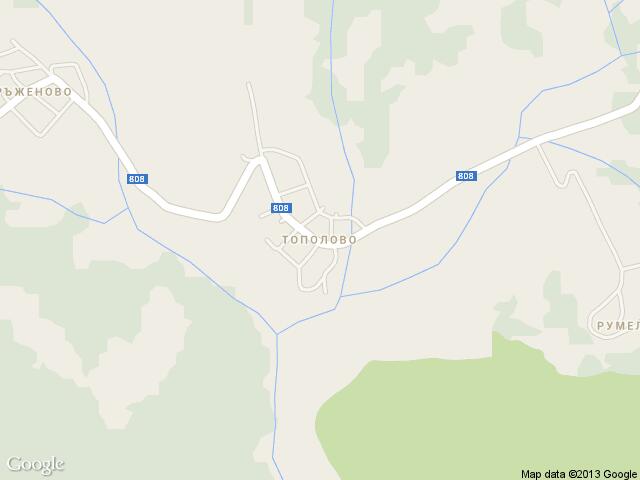 Карта на Тополово