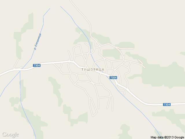 Карта на Тушовица